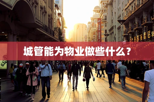 城管能为物业做些什么？
