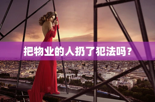 把物业的人扔了犯法吗？