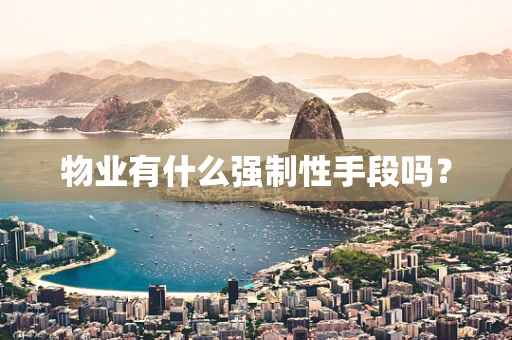 物业有什么强制性手段吗？
