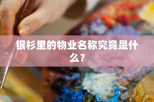 银杉里的物业名称究竟是什么？