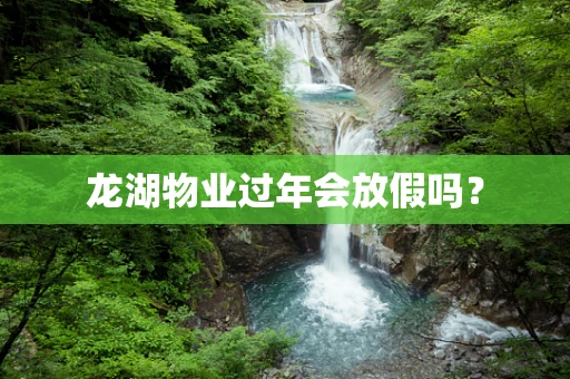 龙湖物业过年会放假吗？