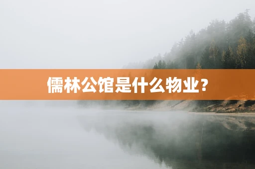 儒林公馆是什么物业？