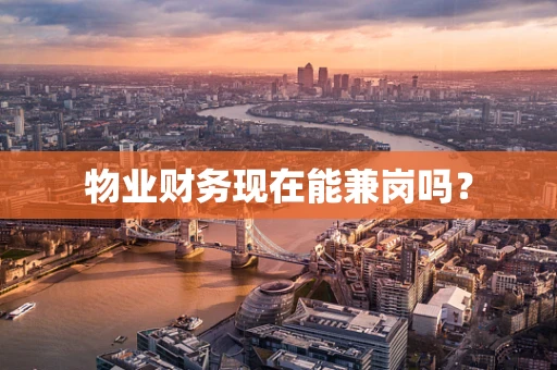 物业财务现在能兼岗吗？