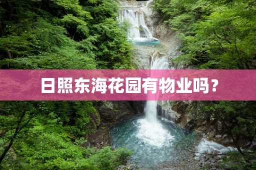 日照东海花园有物业吗？