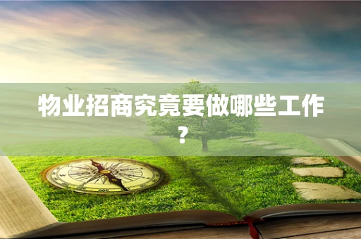 物业招商究竟要做哪些工作？