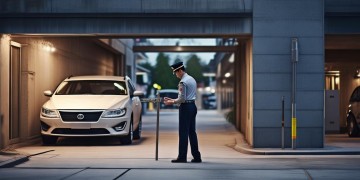 小区物业车库锁门违法吗？